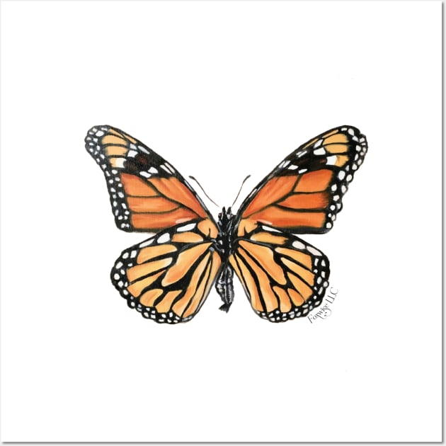 Monarch Butterfly Wall Art by Foxwise